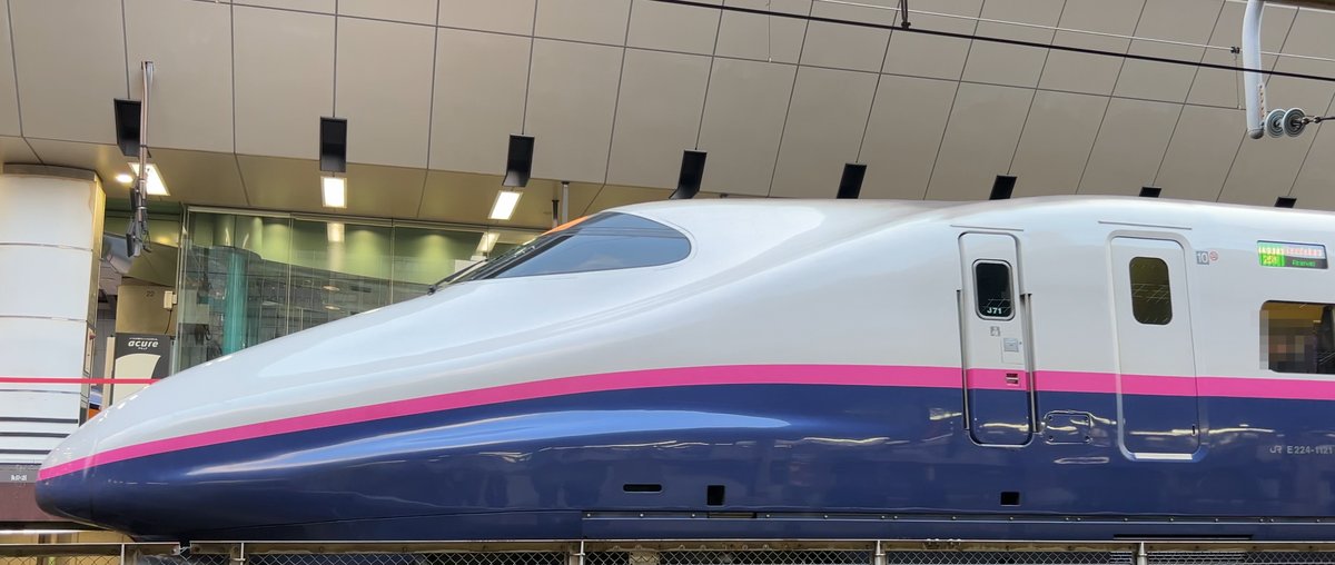 東京駅に停車中のE2系新幹線